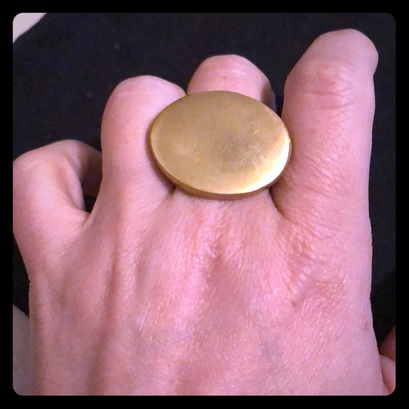 Jewelry - Knuckle-duster Brass Ring sz 8-8.14